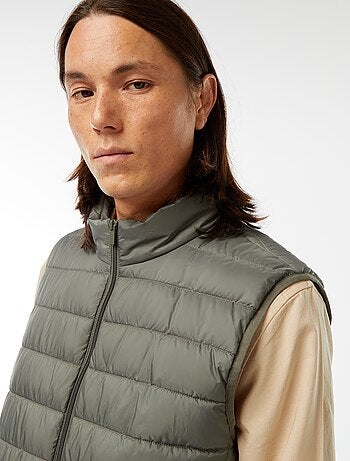 Doudoune déperlante sans manches unie