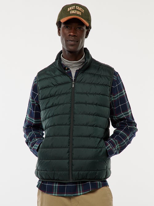 Doudoune déperlante sans manches unie - Kiabi