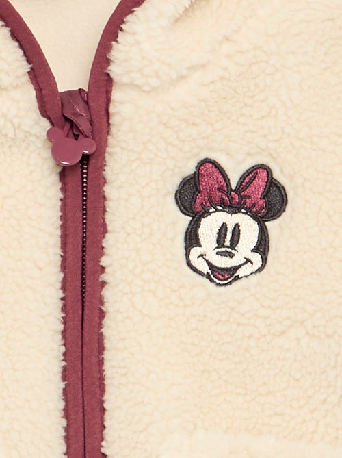 Doudoune 'Disney' 'Minnie' en matière moutonnée - Kiabi