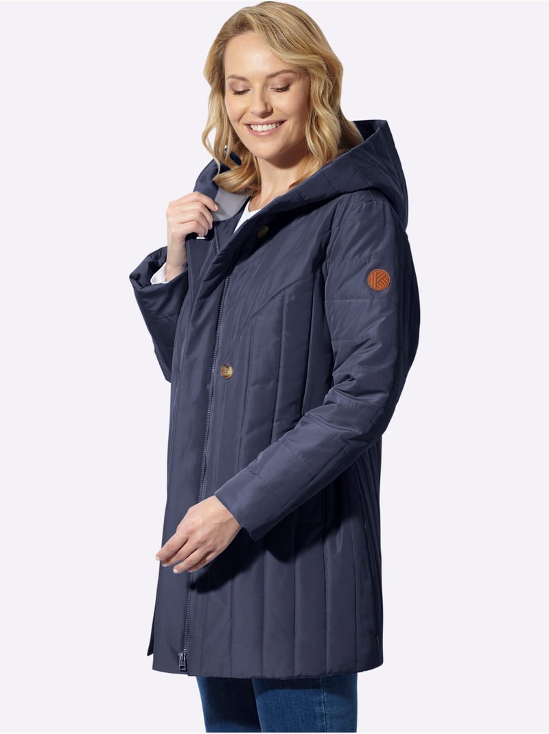 Doudoune doublure et garnissage chaud - taille standard - moda vilona Bleu marine - Kiabi