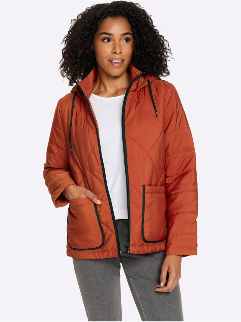 Doudoune Doublure Et Garnissage Chaud - Taille Standard - Moda Vilona Noir Rouge - Kiabi