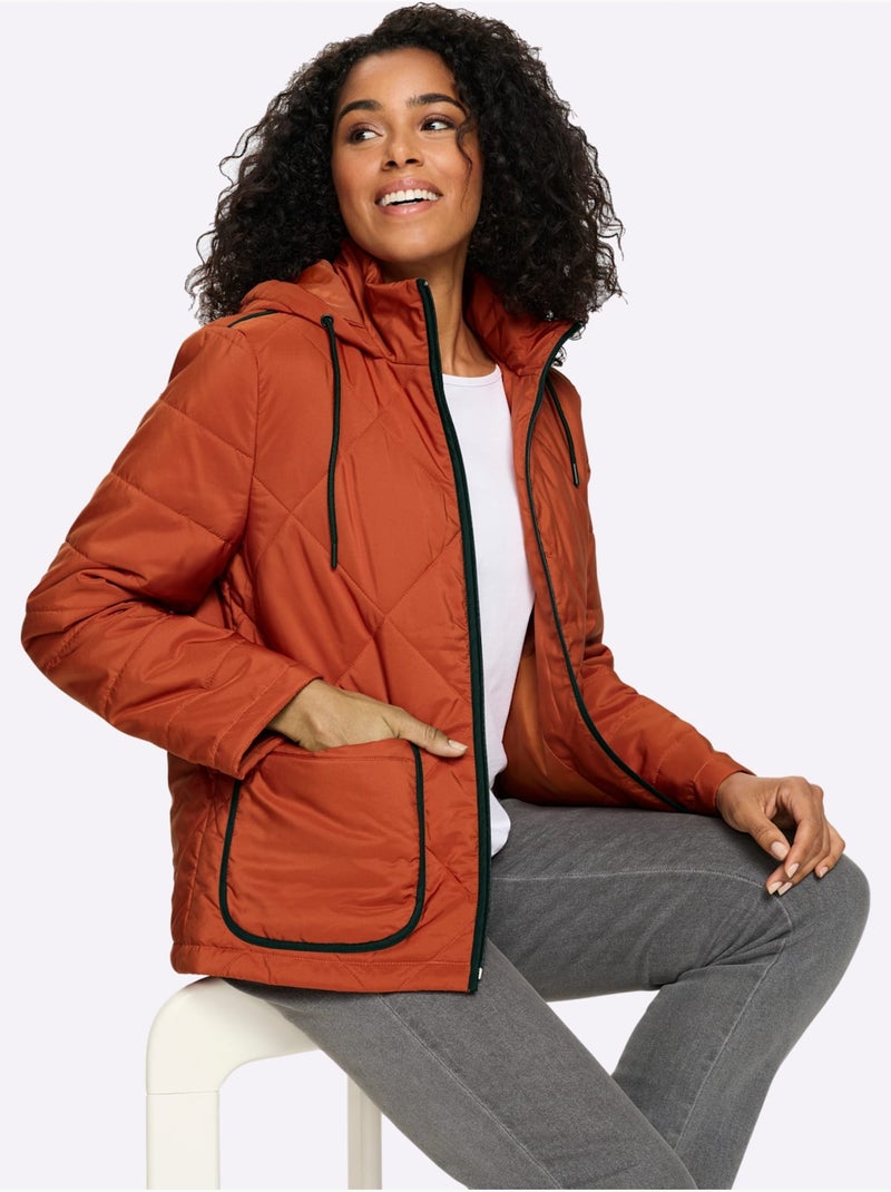 Doudoune Doublure Et Garnissage Chaud - Taille Standard - Moda Vilona Noir Rouge - Kiabi