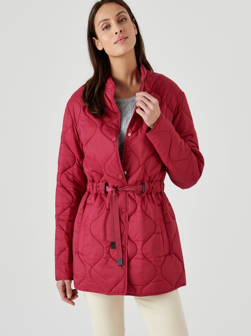 Doudoune doublure labellisée Thermolactyl - Damart Rose framboise - Kiabi