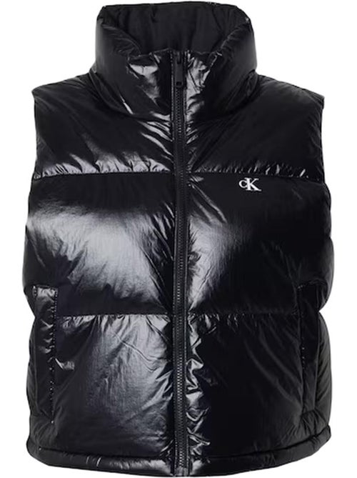 Doudoune e Femme Calvin Klein Jeans High-shine Puffer - Kiabi