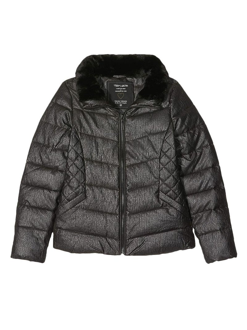 Doudoune e Fille Teddy Smith Blowy Gris - Kiabi