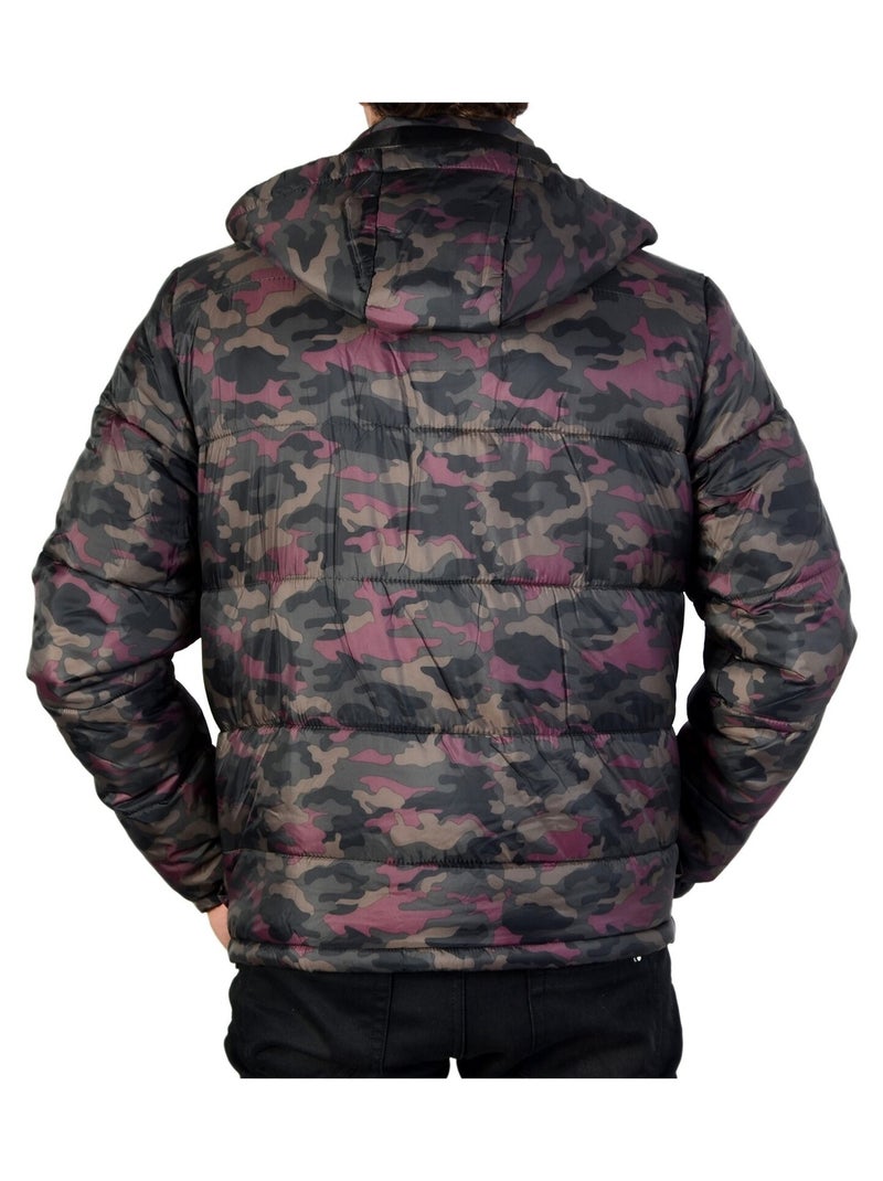 Doudoune Eleven Paris Melco Alpine Noir Vert - Kiabi