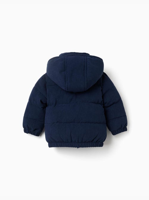 Doudoune en velours côtelé avec capuche amovible - Kiabi Doudoune en velours côtelé avec capuche amovible - Kiabi