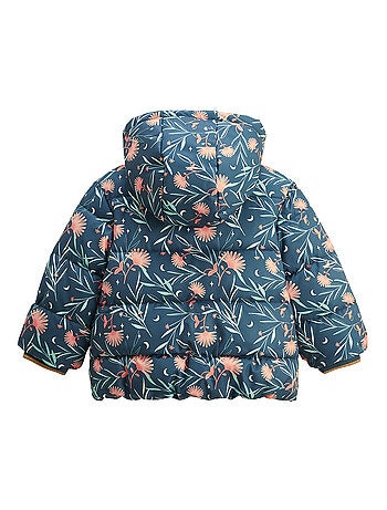 Doudoune enfant imperméable doublé polaire avec capuche Dina