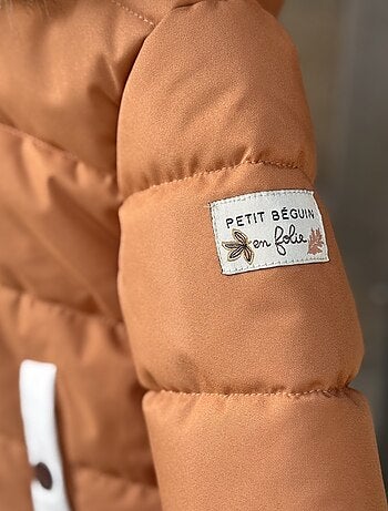 Doudoune enfant imperméable doublé sherpa avec capuche Chincha