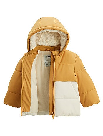 Doudoune enfant imperméable doublée polaire avec capuche Charly