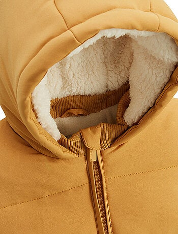 Doudoune enfant imperméable doublée polaire avec capuche Charly