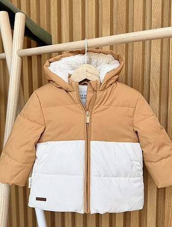 Doudoune enfant imperméable doublée polaire avec capuche Charly