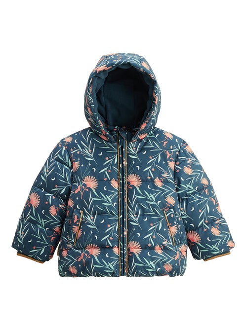 Doudoune enfant imperméable doublée polaire avec capuche Dina - Kiabi