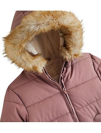 Doudoune enfant imperméable doublée sherpa avec capuche chloé