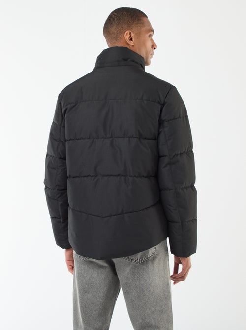 Doudoune épaisse à capuche zippée - Kiabi