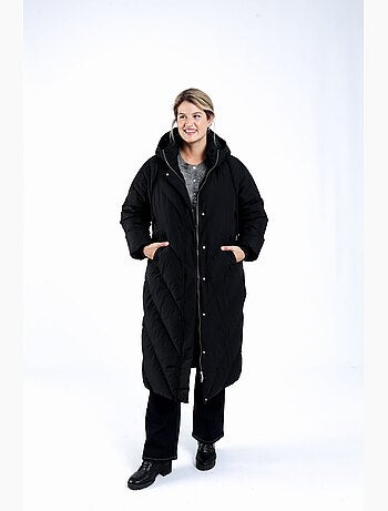 Doudoune extra longue unie PAPRIKA