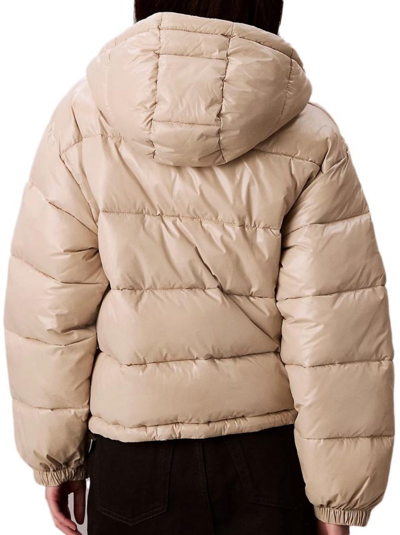 Doudoune Femme Calvin Klein Jeans Beige - Kiabi