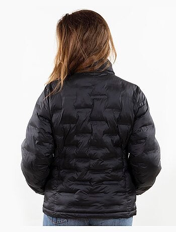Doudoune femme manches longues noir isotoner