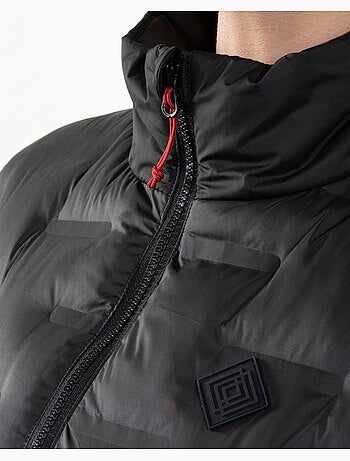 Doudoune femme manches longues noir isotoner