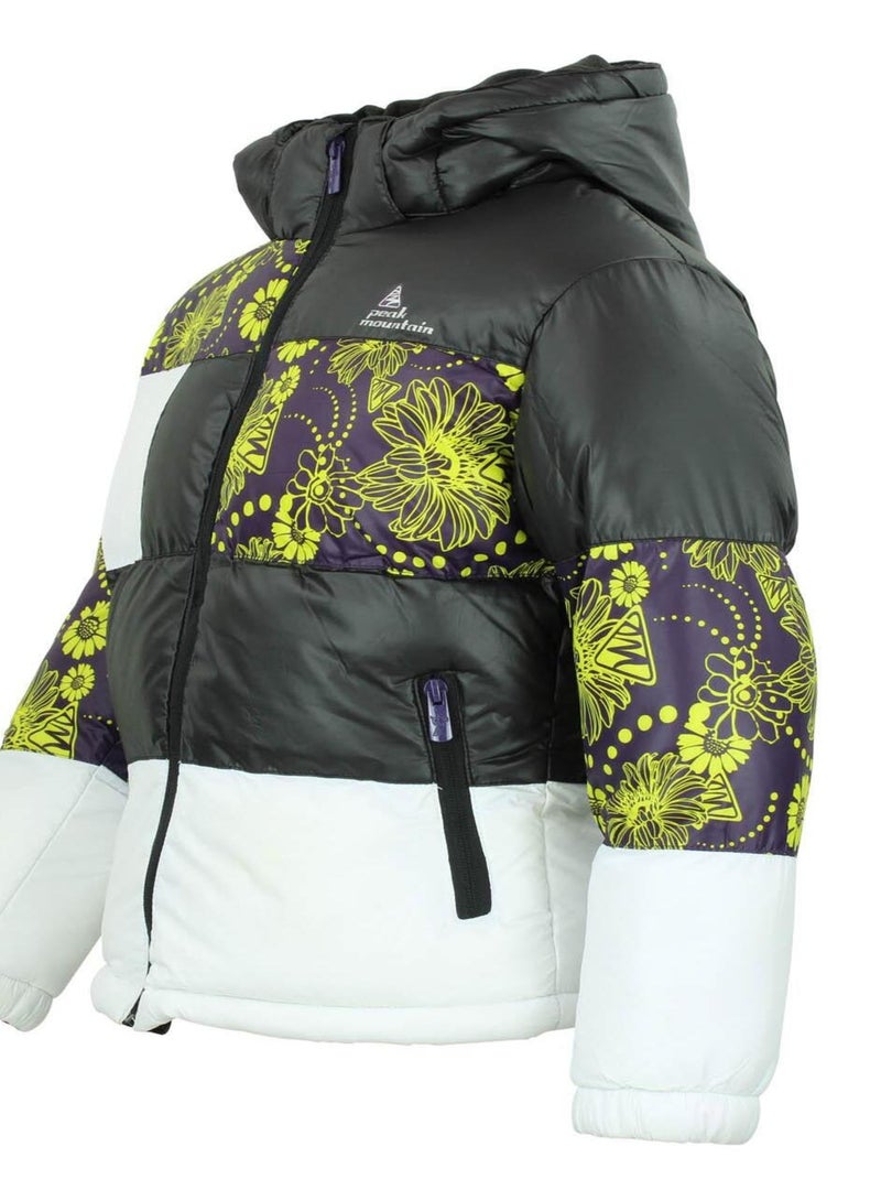 Doudoune fille FALEA - PEAK MOUNTAIN Noir Noir - Kiabi