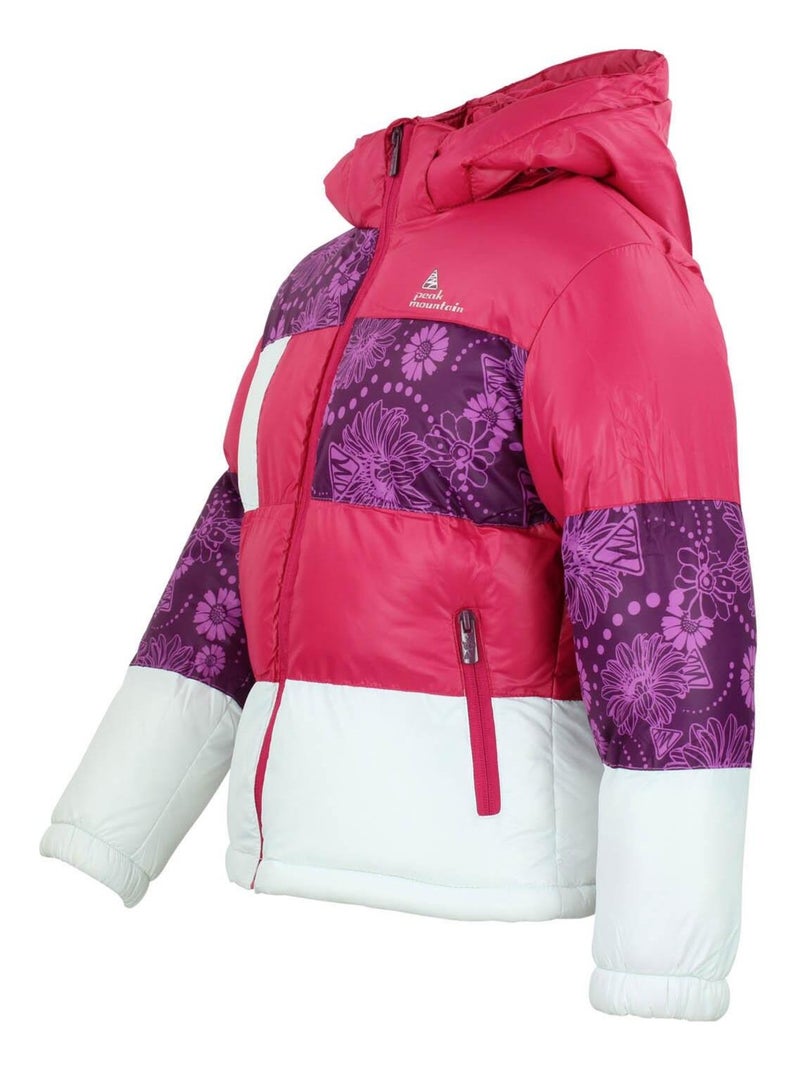 Doudoune fille FALEA - PEAK MOUNTAIN Rose fushia - Kiabi