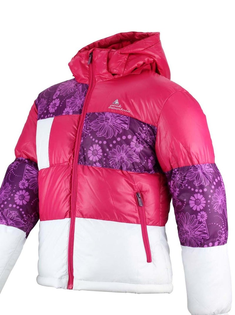 Doudoune fille GALEA - PEAK MOUNTAIN Rose fushia - Kiabi