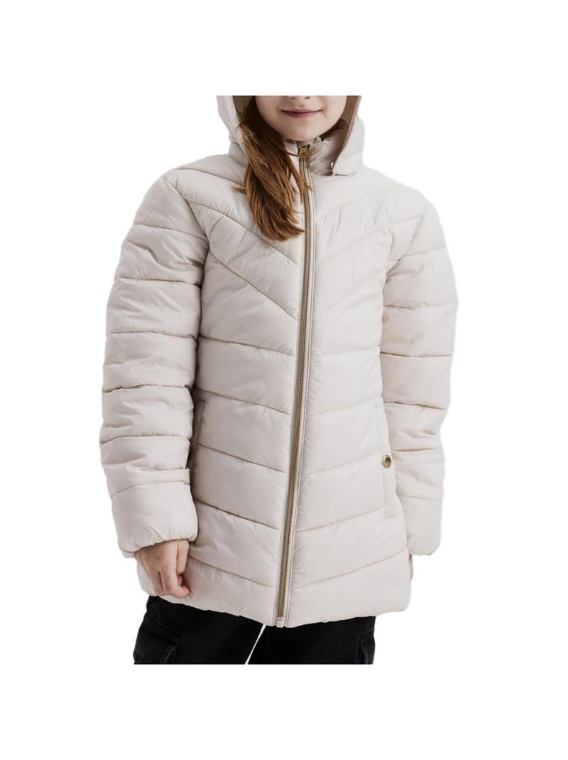 Doudoune Fille Name it Beige - Kiabi