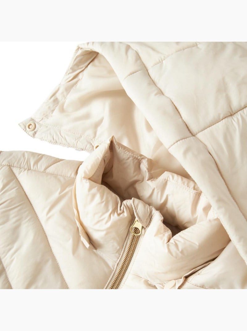 Doudoune Fille Name it Beige - Kiabi