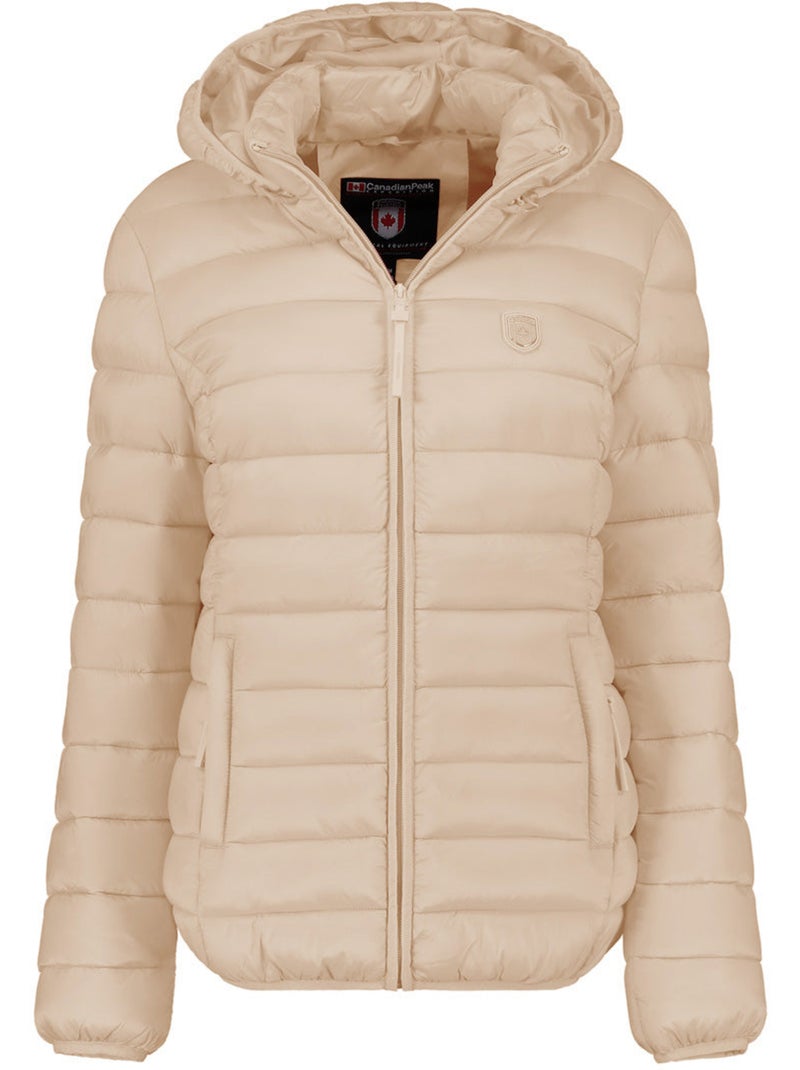 Doudoune fine à capuche akitaleak – canadian peak Beige - Kiabi