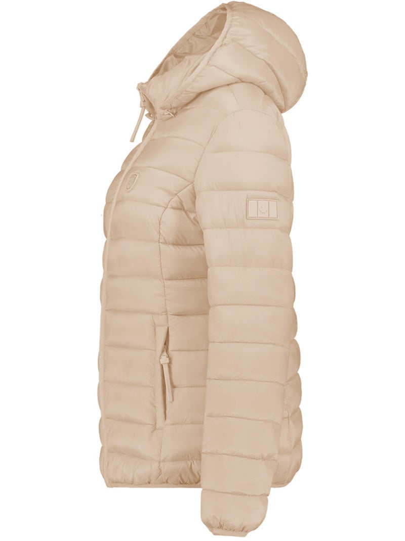 Doudoune fine à capuche akitaleak – canadian peak Beige - Kiabi