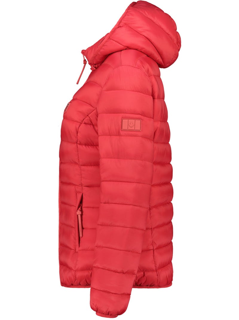 Doudoune fine à capuche akitaleak – canadian peak Rouge - Kiabi