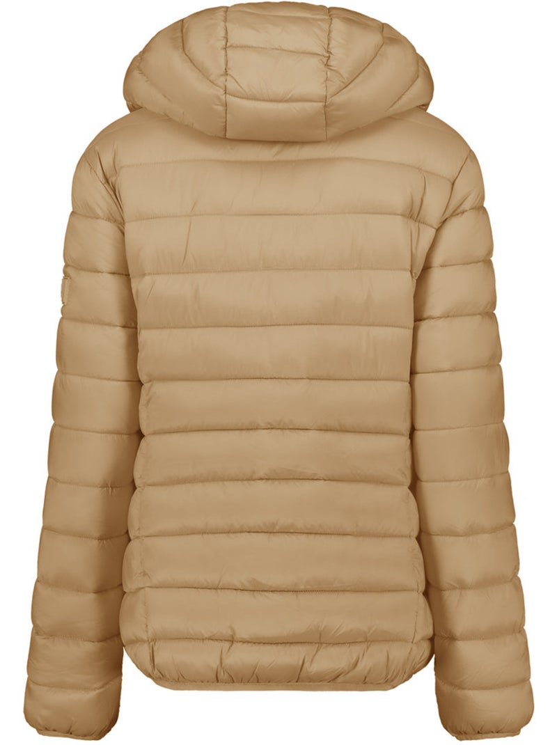 Doudoune fine à capuche akitaleak – canadian peak Taupe - Kiabi