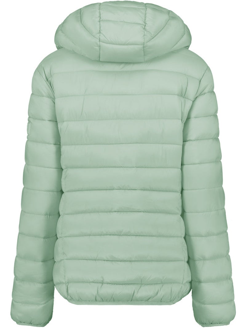 Doudoune fine à capuche akitaleak – canadian peak Vert pastel - Kiabi