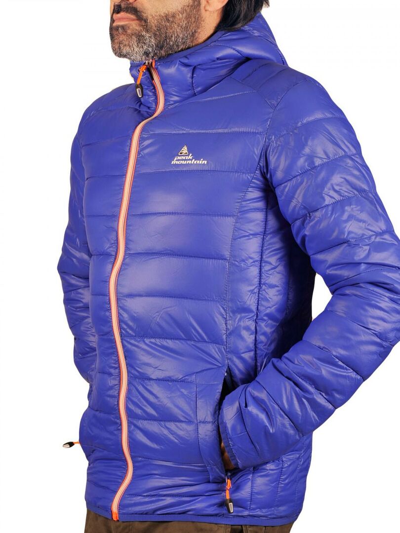 Veste De Ski Homme Peak Mountain - Capuche, Bleu Marine, Taille M - Neuf Avec étiquettes
