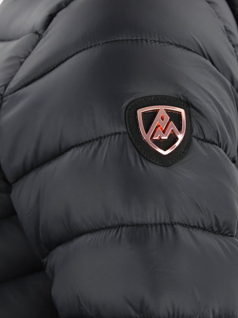 Doudoune fine   ALOUETTE - PEAK MOUNTAIN Noir Noir - Kiabi
