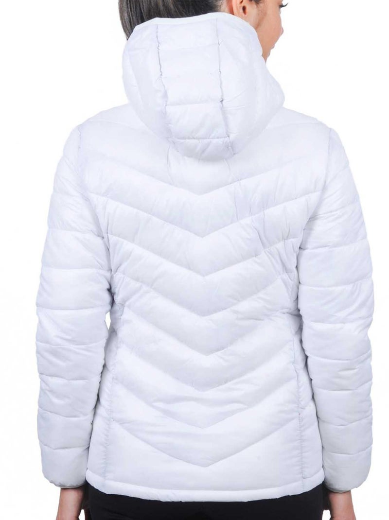 Doudoune fine fille GANSEO - PEAK MOUNTAIN Blanc - Kiabi