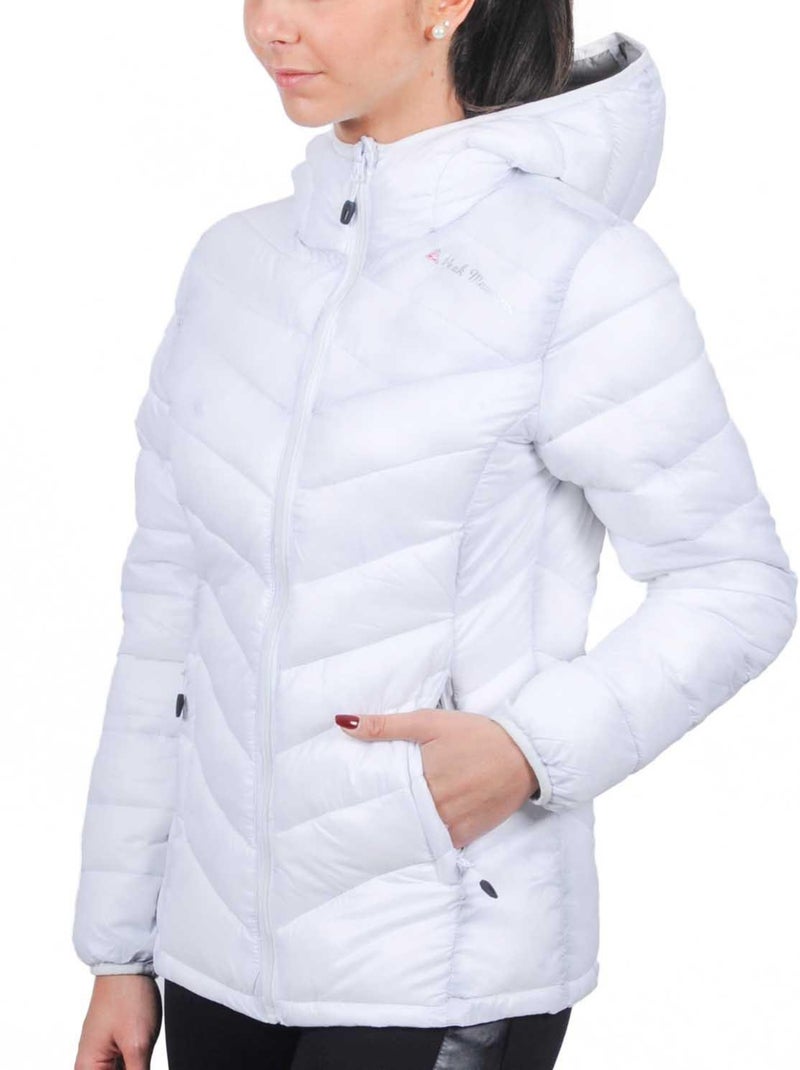 Doudoune fine fille GANSEO - PEAK MOUNTAIN Blanc - Kiabi