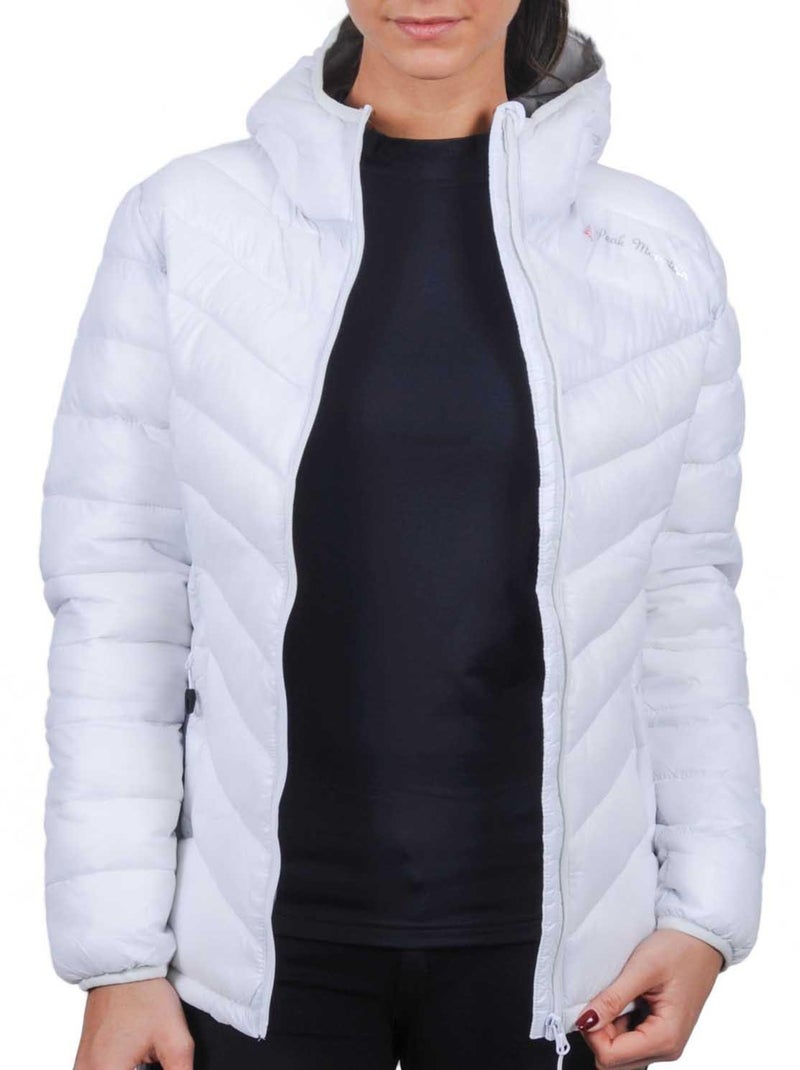 Doudoune fine fille GANSEO - PEAK MOUNTAIN Blanc - Kiabi