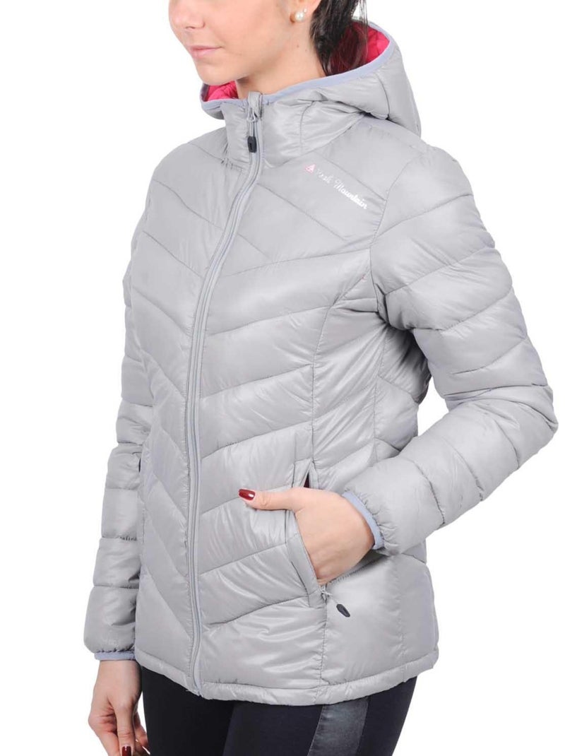 Doudoune fine fille GANSEO - PEAK MOUNTAIN Gris - Kiabi