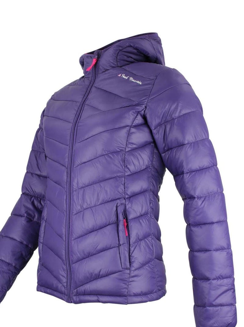 Doudoune fine fille GANSEO - PEAK MOUNTAIN Violet - Kiabi