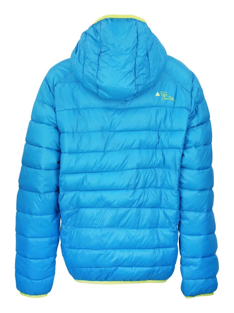 Doudoune fine garçon ECALISEO - PEAK MOUNTAIN Bleu turquoise - Kiabi