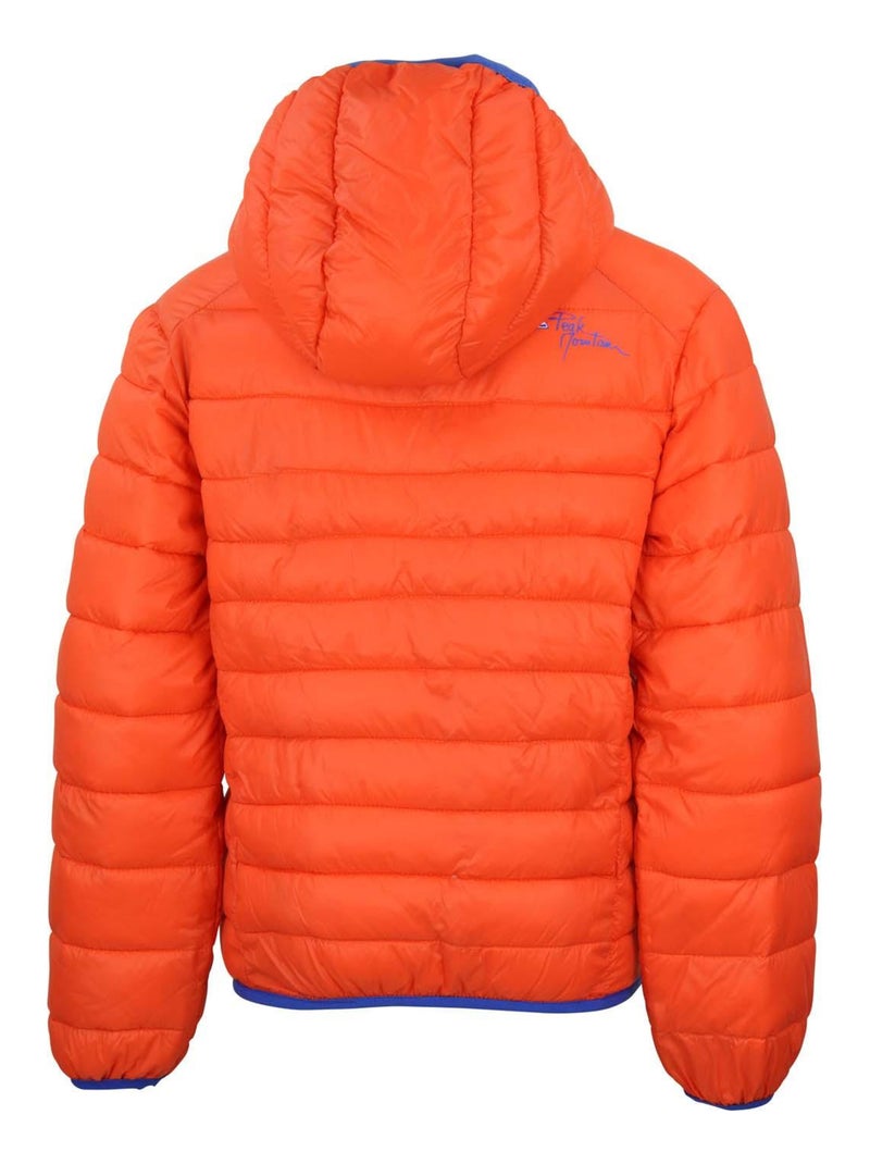 Doudoune fine garçon ECALISEO - PEAK MOUNTAIN Orange - Kiabi