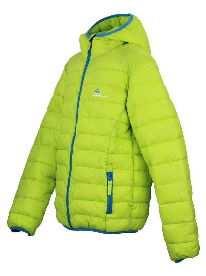 Doudoune fine garçon ECALISEO - PEAK MOUNTAIN Vert anis - Kiabi