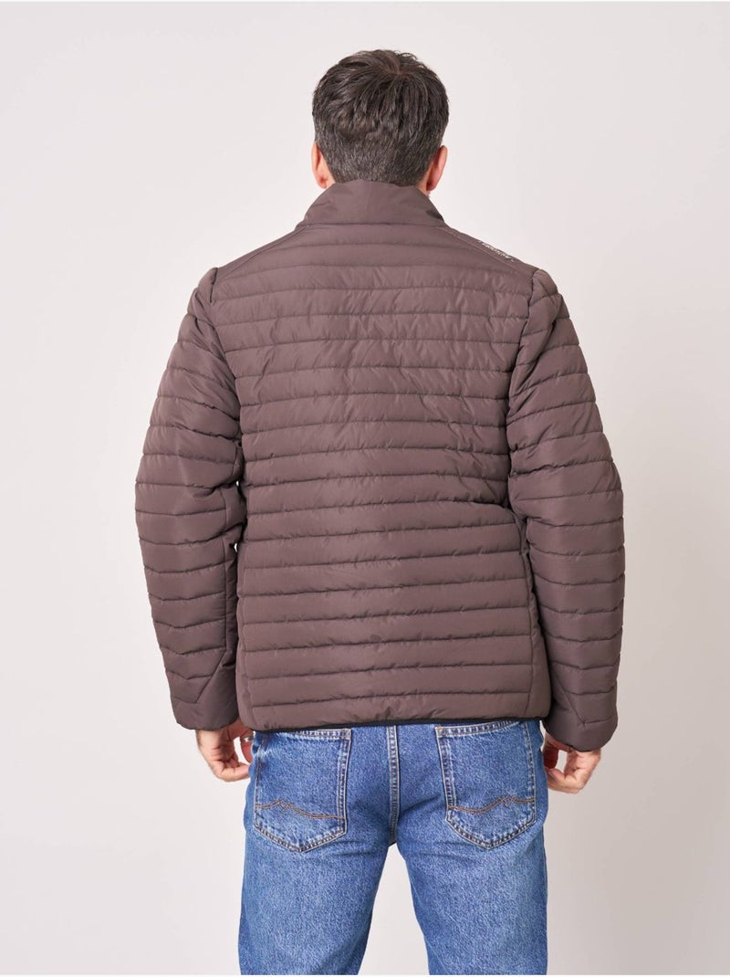 Doudoune fine homme col montant 'deeluxe' Marron cappuccino - Kiabi