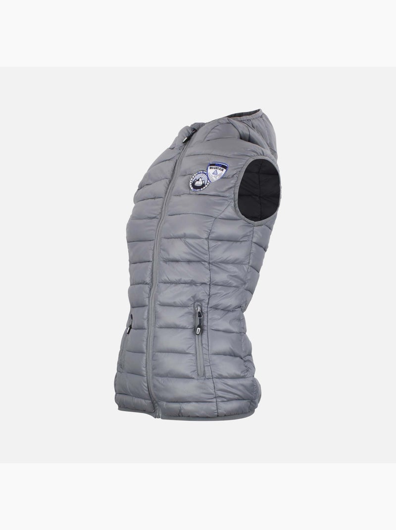 Doudoune fine sans manches   ARCORD - PEAK MOUNTAIN Gris - Kiabi