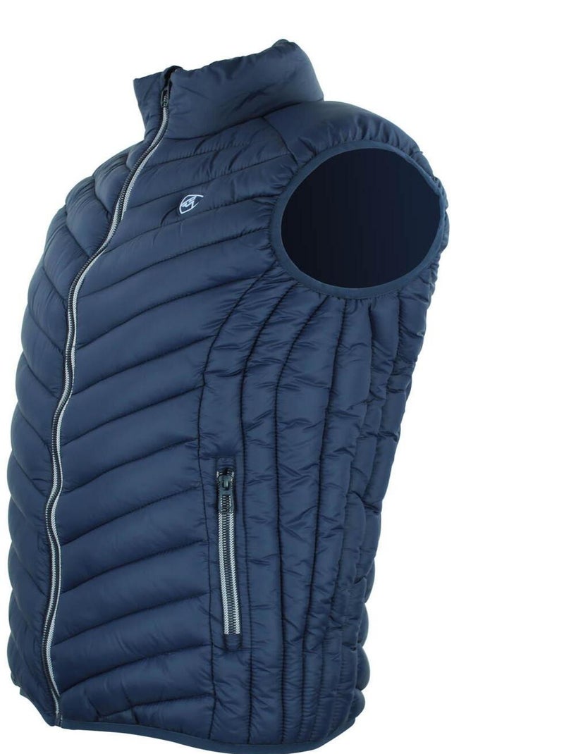 Doudoune fine sans manches   CAVIL - PEAK MOUNTAIN Bleu marine - Kiabi