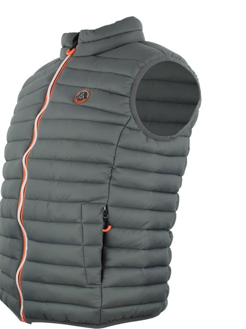 Doudoune fine sans manches   COTI - PEAK MOUNTAIN Gris - Kiabi