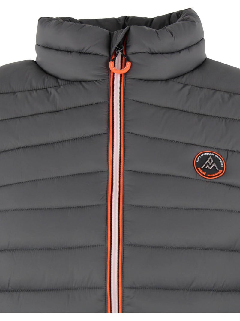 Doudoune fine sans manches   COTI - PEAK MOUNTAIN Gris - Kiabi