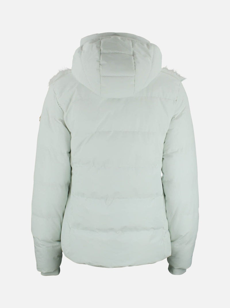 Doudoune fourrure AFOURIR - PEAK MOUNTAIN Ecru - Kiabi