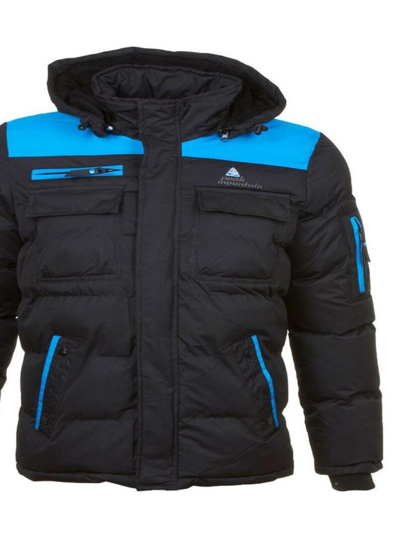 Doudoune garçon ECARDI - PEAK MOUNTAIN Noir Noir - Kiabi